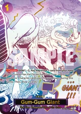 Card art for Gum-Gum Giant (OP09-078_p2)