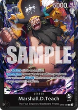 Card art for Marshall.D.Teach (OP09-081_p2)