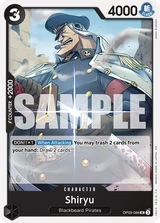 Card art for Shiryu (OP09-088_r1)