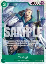Card art for Tashigi (OP10-032_r1)