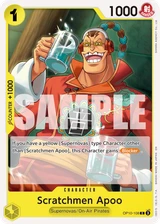 Card art for Scratchmen Apoo (OP10-108_r1)