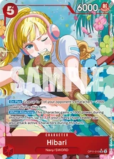 Card art for Hibari (OP11-010_p1)