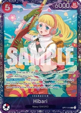 Card art for Hibari (OP11-010_p2)