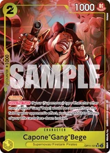 Card art for Capone&quot;Gang&quot;Bege (OP11-101_p1)