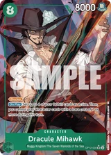 Card art for Dracule Mihawk (OP12-030_p1)