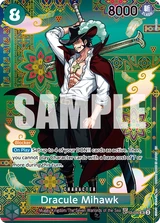 Card art for Dracule Mihawk (OP12-030_p2)