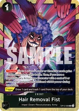 Card art for Hair Removal Fist (OP12-098_p1)