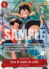 Card art for Ace &amp; Sabo &amp; Luffy (OP13-007_p1)