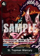 Card art for St. Topman Warcury (OP13-089_p1)