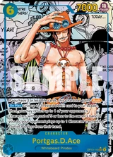 Card art for Portgas.D.Ace (OP13-119_p2)