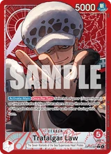 Card art for Trafalgar Law (OP14-001_p1)