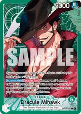 Card art for Dracule Mihawk (OP14-020_p1)