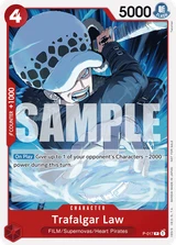 Card art for Trafalgar Law (P-017_p1)