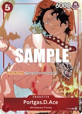 Card art for Portgas.D.Ace (P-028_p1)