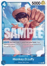 Card art for Monkey.D.Luffy (P-055_p1)