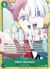 Card art for New Genesis (ST11-004_p2)