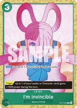 Card art for I&#39;m invincible (ST11-005_p1)