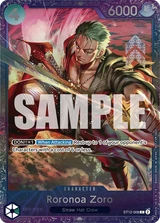 Card art for Roronoa Zoro (ST12-008_p1)