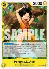 Card art for Portgas.D.Ace (ST13-010_r1)