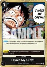 Card art for I Have My Crew!! (ST14-016_p1)