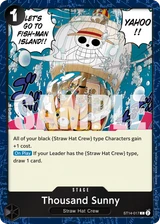 Card art for Thousand Sunny (ST14-017_p1)
