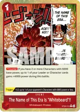 Card art for The Name of This Era Is &quot;Whitebeard&quot;!! (ST30-015_p1)