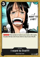 Card art for ...I Want to Live!! (EB01-050)
