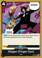Card art for Finger Pistol (EB01-051)