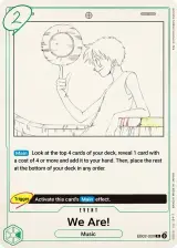 Card art for We Are! (EB02-020)