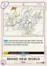 Card art for BRAND NEW WORLD (EB02-040)