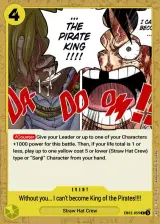 Card art for Without Your Help I Can&#39;t Become the King of the Pirates!!!! (EB02-059)