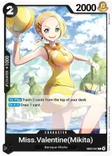 Card art for Miss.Valentine(Mikita) (EB03-047)