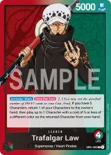 Card art for Trafalgar Law (OP01-002)