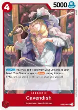 Card art for Cavendish (OP01-008)