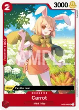 Card art for Carrot (OP01-009)