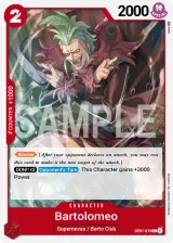 Card art for Bartolomeo (OP01-019)