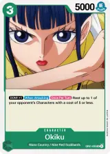 Card art for Okiku (OP01-035)