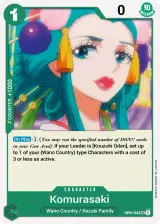 Card art for Komurasaki (OP01-042)