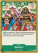 Card art for BE-BENG!! (OP01-059)
