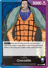 Card art for Crocodile (OP01-062)