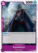 Card art for Kyoshirou (OP01-095)