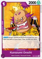 Card art for Kurozumi Orochi (OP01-098)
