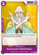 Card art for Kurozumi Semimaru (OP01-099)
