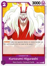 Card art for Kurozumi Higurashi (OP01-100)