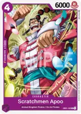 Card art for Scratchmen Apoo (OP01-103)