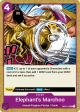 Card art for Elephant&#39;s Marchoo (OP01-115)