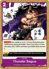 Card art for Thunder Bagua (OP01-119)