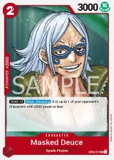 Card art for Masked Deuce (OP02-017)
