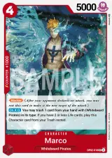 Card art for Marco (OP02-018)