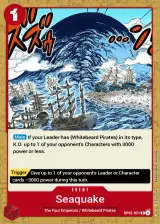 Card art for Seaquake (OP02-021)
